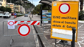 Amalfi Coast road closed today for bridge repairs